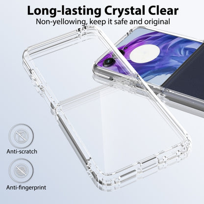 For Motorola Razr 50 Ultra / Razr+ 2024 Scratchproof Acrylic TPU Phone Case(Transparent) - Motorola Cases by buy2fix | Online Shopping UK | buy2fix