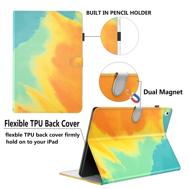 For Xiaomi Redmi Pad SE 11 inch Watercolor Pattern Flip Leather Tablet Case(Autumn Leaves) - More Tablet Cases by buy2fix | Online Shopping UK | buy2fix