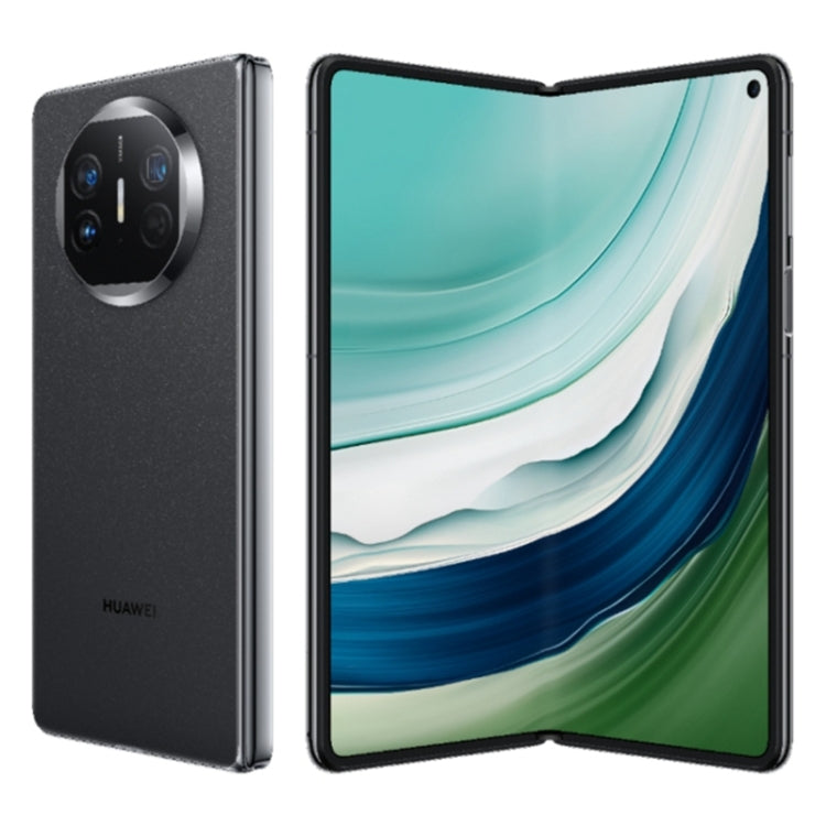 HUAWEI Mate X5, 16GB+512GB Collector Edition, 7.85 inch + 6.4 inch HarmonyOS 4.0.0 Kirin 9000S 7nm Octa-Core 2.16GHz, OTG, NFC, Not Support Google Play(Black) - Huawei Mate & P by Huawei | Online Shopping UK | buy2fix