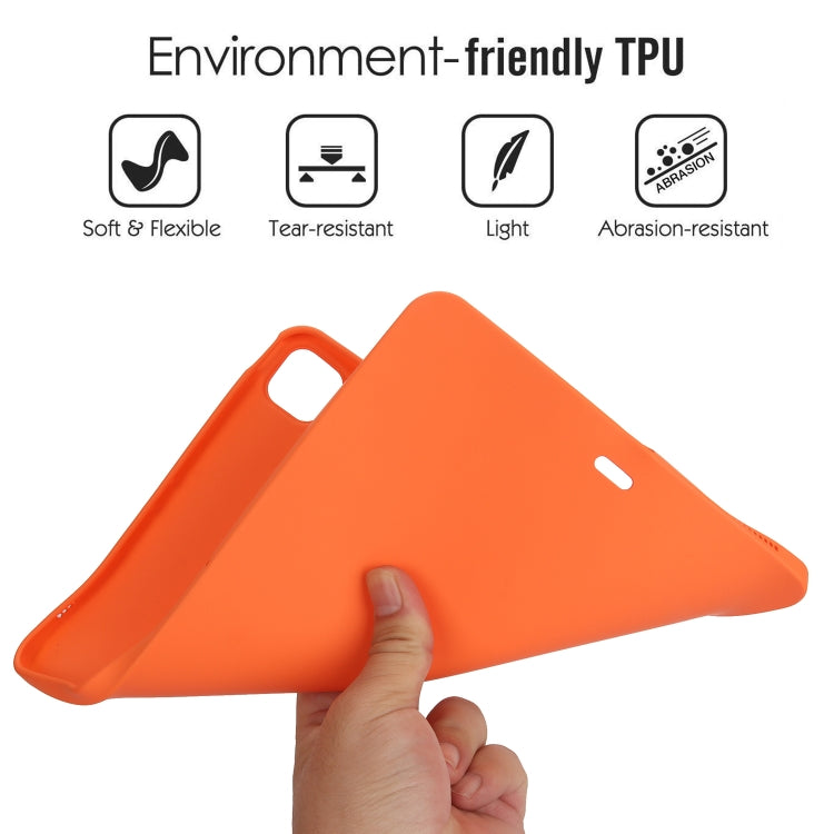 For Xiaomi Pad 6s Pro Oil Spray Skin-friendly TPU Tablet Case(Orange) - More Tablet Cases by buy2fix | Online Shopping UK | buy2fix