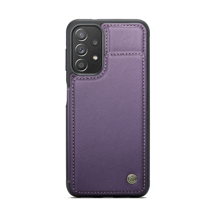 For Samsung Galaxy A52 4G/5G/A52s 5G CaseMe C22 Card Slots Holder RFID Anti-theft Phone Case(Purple) - Galaxy Phone Cases by CaseMe | Online Shopping UK | buy2fix