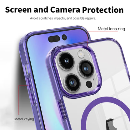 For iPhone 11 Ice Color Magnetic Series PC + Acrylic Magsafe Phone Case(Blue) - iPhone 11 Cases by buy2fix | Online Shopping UK | buy2fix