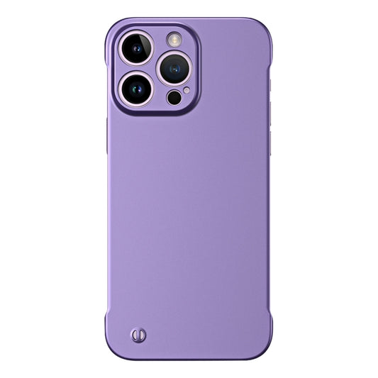 For iPhone 11 Pro Frameless Metallic Paint Hybrid PC Phone Case(Deep Purple) - iPhone 11 Pro Cases by buy2fix | Online Shopping UK | buy2fix