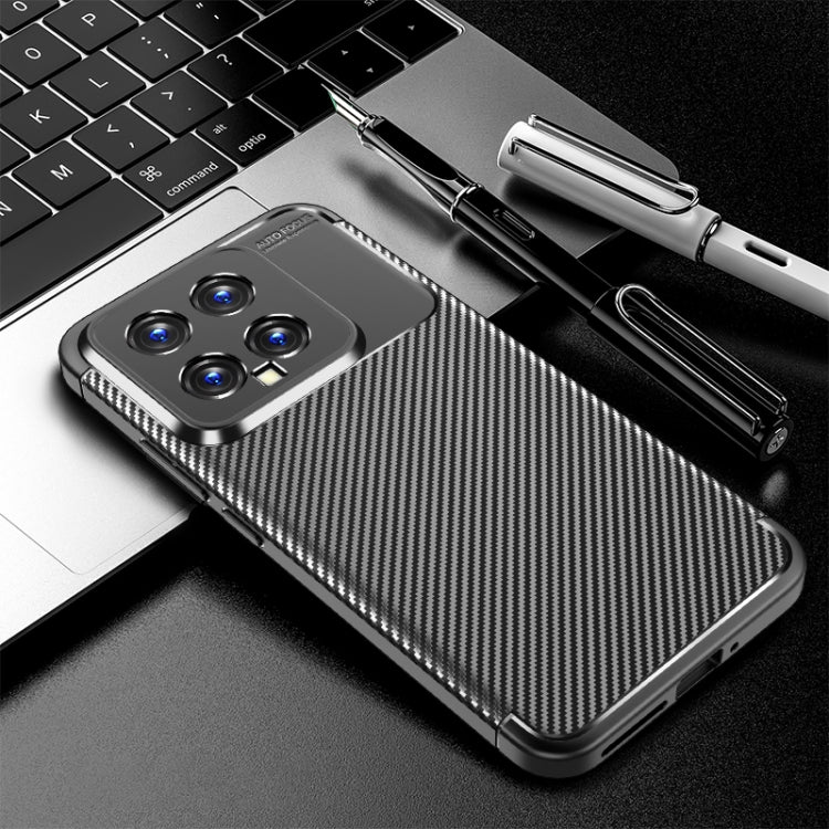 For Xiaomi 14 Carbon Fiber Texture Shockproof TPU Phone Case(Black) - Xiaomi Cases by buy2fix | Online Shopping UK | buy2fix
