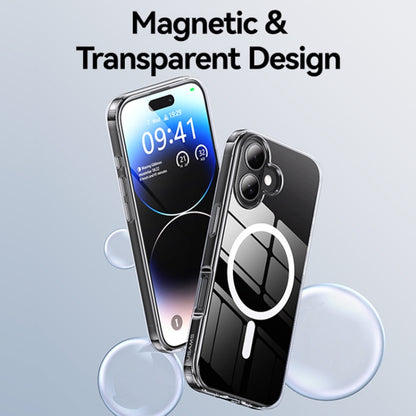 For iPhone 16 Pro Max USAMS Ice Magnet Series MagSafe PC Hybrid TPU Phone Case(Transparent) - iPhone 16 Pro Max Cases by USAMS | Online Shopping UK | buy2fix