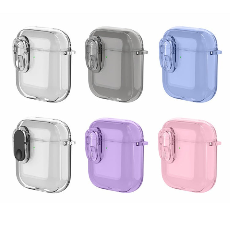 For AirPods 1 / 2 Ice Crystals Shockproof Earphone Protective Case(Blue) - For AirPods 1/2 by buy2fix | Online Shopping UK | buy2fix