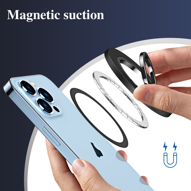 Magsafe Magnetic Electroplating Phone Ring Holder(White) - Ring Holder by buy2fix | Online Shopping UK | buy2fix
