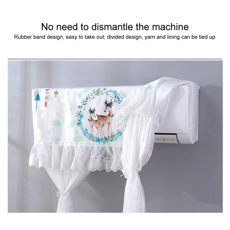 Do Not Take Dust-proof And Anti Direct Blowing Simple Wind Hanging Machine Air Conditioner Moon Cover, Size:Width 86 × Thickness 20 × Height 90cm(Small Pot) - Dust Covers by buy2fix | Online Shopping UK | buy2fix