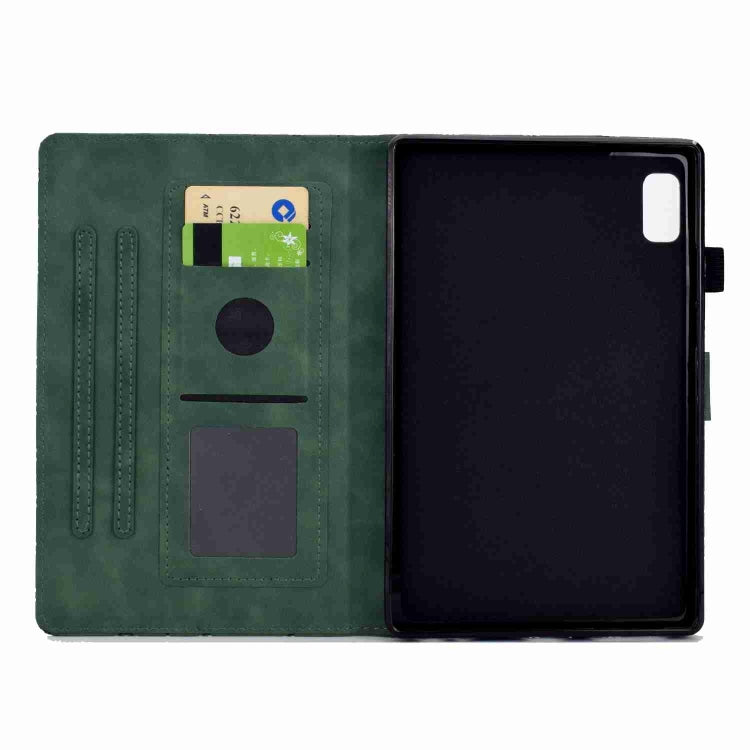 For Lenovo Tab M9 Rhombus TPU Smart Leather Tablet Case(Green) - Lenovo by buy2fix | Online Shopping UK | buy2fix