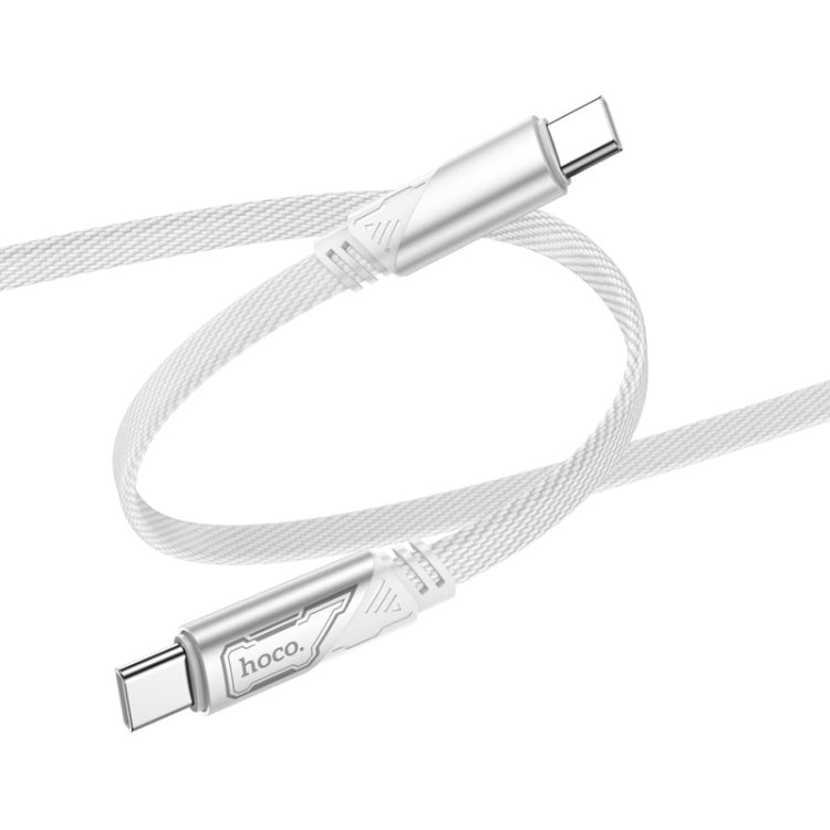 hoco U119 Machine PD60W USB-C / Type-C to USB-C / Type-C Fast Charging Data Cable, Length: 1.2m(Grey) - USB-C & Type-C Cable by hoco | Online Shopping UK | buy2fix