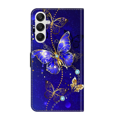 For Samsung Galaxy A55 5G Crystal 3D Shockproof Protective Leather Phone Case(Diamond Butterfly) - Galaxy Phone Cases by buy2fix | Online Shopping UK | buy2fix