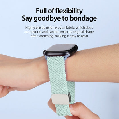 For Apple Watch Ultra 49mm DUX DUCIS Mixture Pro Series Magnetic Buckle Nylon Braid Watch Band(Light Mint) - Watch Bands by DUX DUCIS | Online Shopping UK | buy2fix