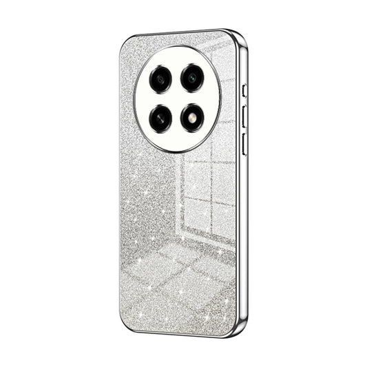 For OPPO A2 Pro Gradient Glitter Powder Electroplated Phone Case(Silver) - A2 Pro Cases by buy2fix | Online Shopping UK | buy2fix
