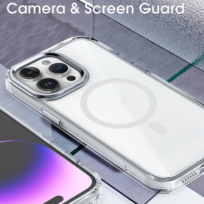 For iPhone 14 Pro MagSafe Magnetic Clear Phone Case(Transparent) - iPhone 14 Pro Cases by buy2fix | Online Shopping UK | buy2fix