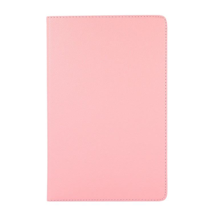 For Lenovo Tab M11 / Xiaoxin Pad 11 2024 360 Degree Rotation Litchi Texture Leather Tablet Case(Pink) - Lenovo by buy2fix | Online Shopping UK | buy2fix