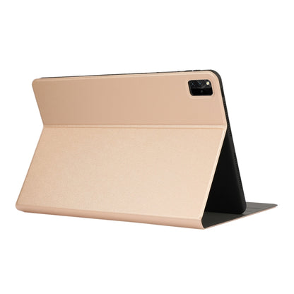 For Lenovo Tab M11 / Xiaoxin Pad 11 2024 Voltage Elastic Texture Flip Tablet Leather Case(Gold) - Lenovo by buy2fix | Online Shopping UK | buy2fix