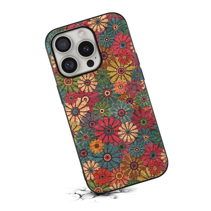 For iPhone 16 Pro Max Four Seasons Flower Language Series TPU Phone Case(Spring Green) - iPhone 16 Pro Max Cases by buy2fix | Online Shopping UK | buy2fix