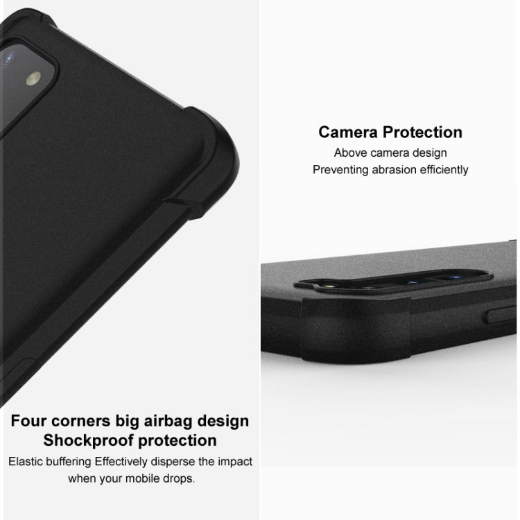 For Xiaomi Poco M6 Pro/Redmi Note13 Pro 4G Global imak Shockproof Airbag TPU Phone Case(Matte Red) - Note 13 Pro Cases by imak | Online Shopping UK | buy2fix