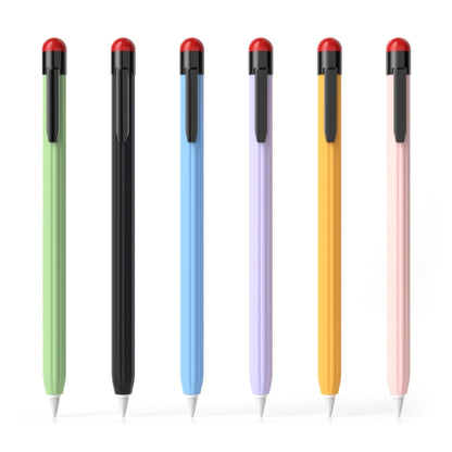 For Apple Pencil 2 Pen Clip Ultra Thin Series Stylus Pen Protective Case(Black) - Pencil Accessories by buy2fix | Online Shopping UK | buy2fix