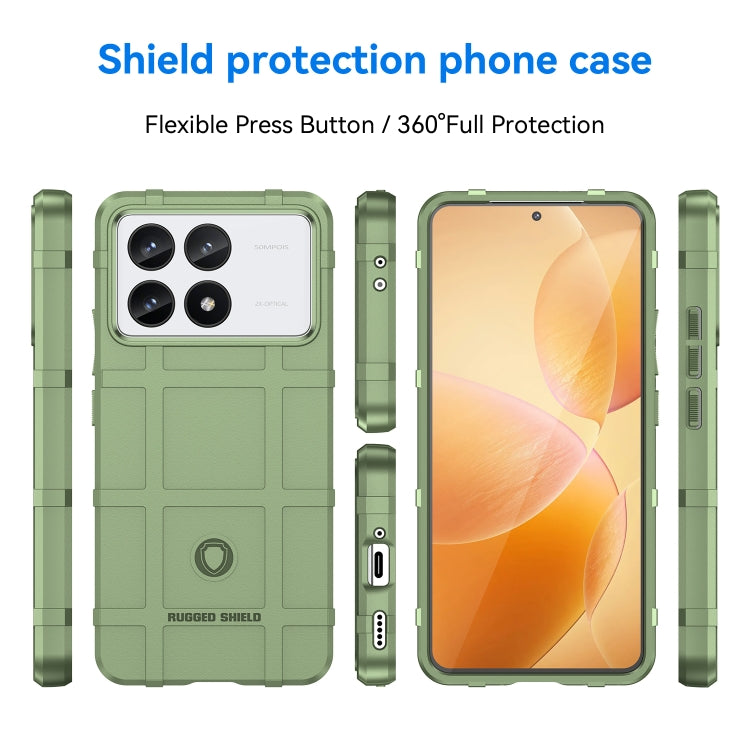 For Xiaomi Redmi K70 Full Coverage Shockproof TPU Phone Case(Green) - K70 Cases by buy2fix | Online Shopping UK | buy2fix