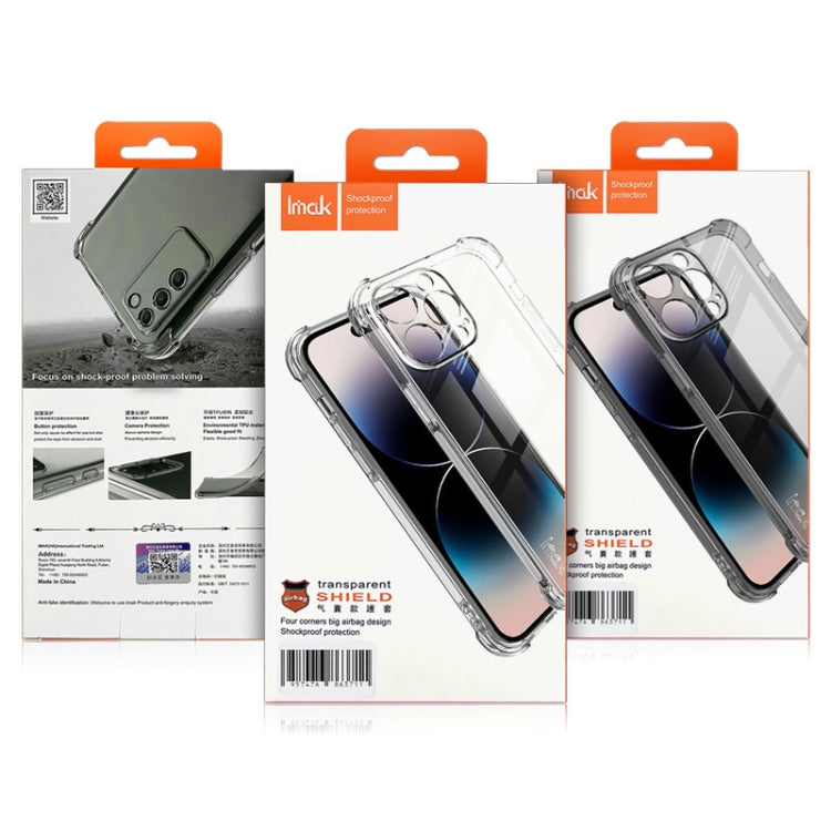For Realme GT5 5G imak Shockproof Airbag TPU Phone Case(Transparent) - Realme Cases by imak | Online Shopping UK | buy2fix