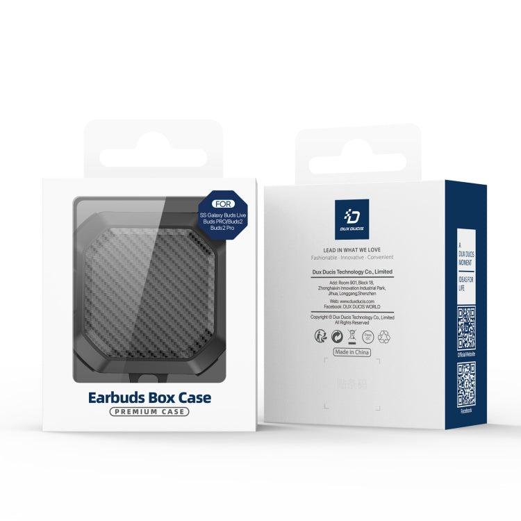 For Samsung Galaxy Buds 2/2 Pro / Buds FE DUX DUCIS SECA Series TPU + PC Wireless Earphones Protective Case(White) - Samsung Earphone Case by DUX DUCIS | Online Shopping UK | buy2fix