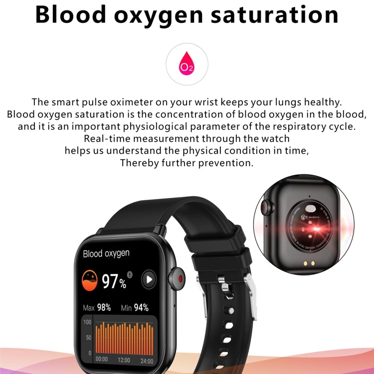 QX9 1.96 inch BT5.2 Smart Sport Watch, Support Bluetooth Call / Sleep / Blood Oxygen / Heart Rate / Blood Pressure Health Monitor(Black) - Smart Watches by buy2fix | Online Shopping UK | buy2fix