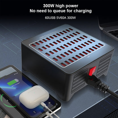 YFY-A78 300W 60 Ports USB Smart Charging Station(EU Plug) - Multifunction Charger by buy2fix | Online Shopping UK | buy2fix