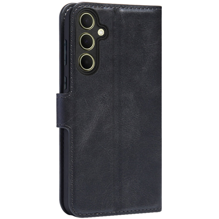 For Samsung Galaxy A55 5G IMAK Count Series Flip Leather Phone Case(Black) - Galaxy Phone Cases by imak | Online Shopping UK | buy2fix