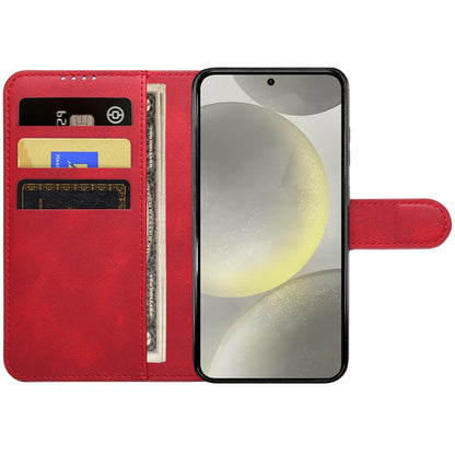 For Samsung Galaxy S24 5G IMAK Count Series Flip Leather Phone Case(Red) - Galaxy S24 5G Cases by imak | Online Shopping UK | buy2fix
