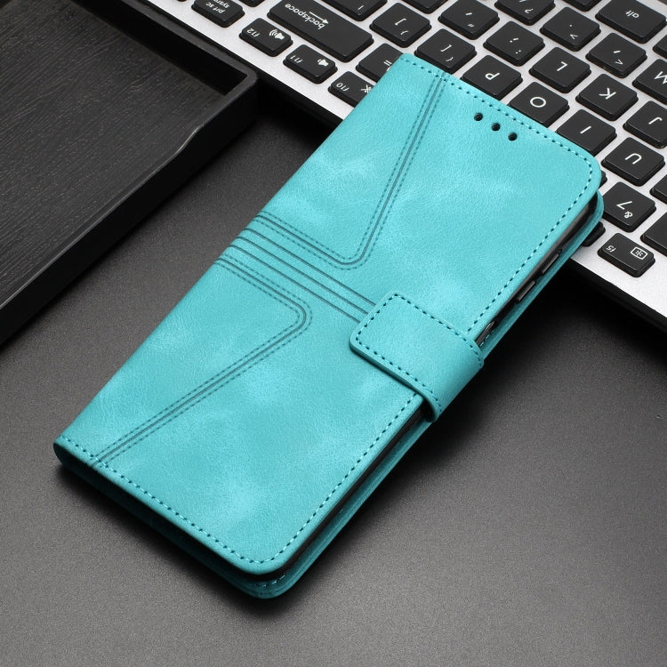 For Samsung Galaxy S24 5G Triangle Solid Color Leather Phone Case(Green) - Galaxy S24 5G Cases by buy2fix | Online Shopping UK | buy2fix