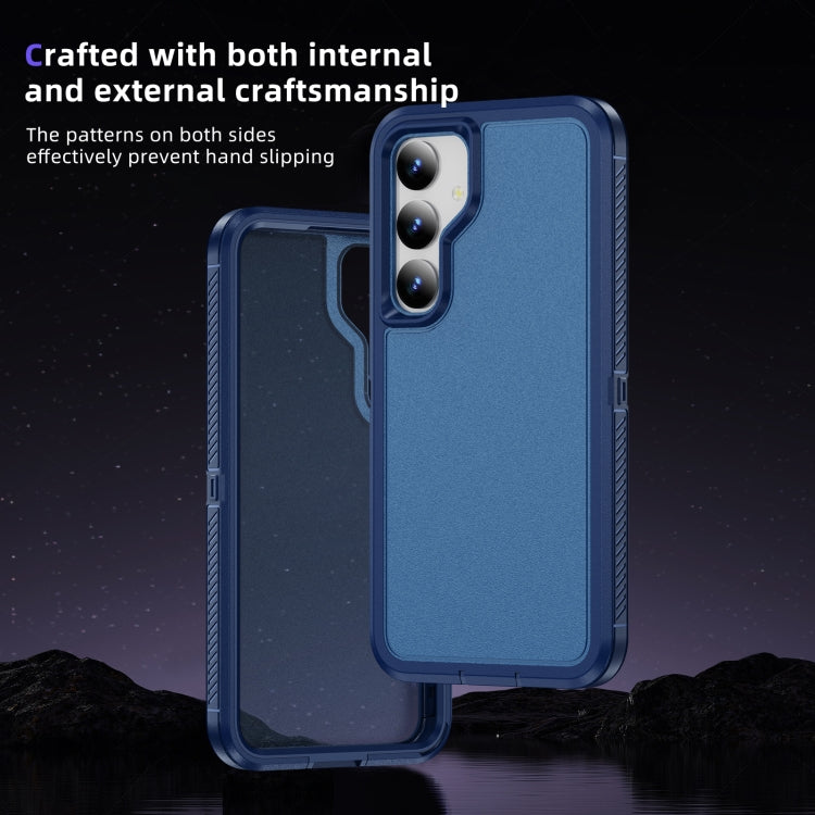 For Samsung Galaxy S24+ 5G Guard Life Waterproof Frosted Phone Case(Royal Blue) - Galaxy S24+ 5G Cases by buy2fix | Online Shopping UK | buy2fix