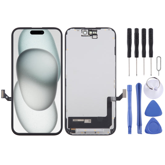For iPhone 15 Soft DD OLED LCD Screen with Digitizer Full Assembly - LCD Related Parts by buy2fix | Online Shopping UK | buy2fix