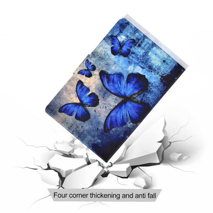 For Lenovo Tab M11 / Xiaoxin Pad 11 2024 Electric Pressed Colored Drawing Smart Leather Tablet Case(Retro Butterflies) - Lenovo by buy2fix | Online Shopping UK | buy2fix