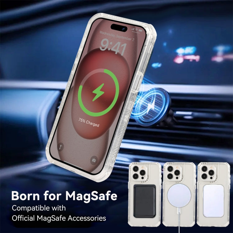 For iPhone 15 Plus Dreamland MagSafe Magnetic 3 in 1 TPU + PC Phone Case(Transparent) - iPhone 15 Plus Cases by buy2fix | Online Shopping UK | buy2fix