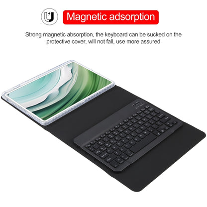 For Huawei MatePad Pro 11 2024 / 2022 Square Button Backlight Bluetooth Keyboard Rotatable Holder Leather Case(Black) - Huawei Keyboard by buy2fix | Online Shopping UK | buy2fix