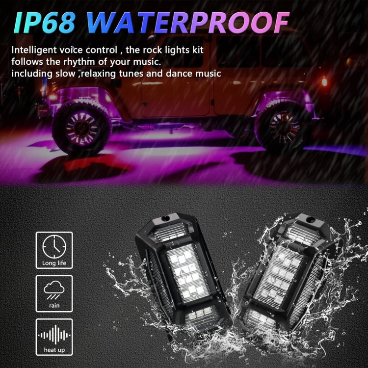 4 in 1 G6 RGB Colorful Car Chassis Light LED Music Atmosphere Light - Atmosphere lights by buy2fix | Online Shopping UK | buy2fix