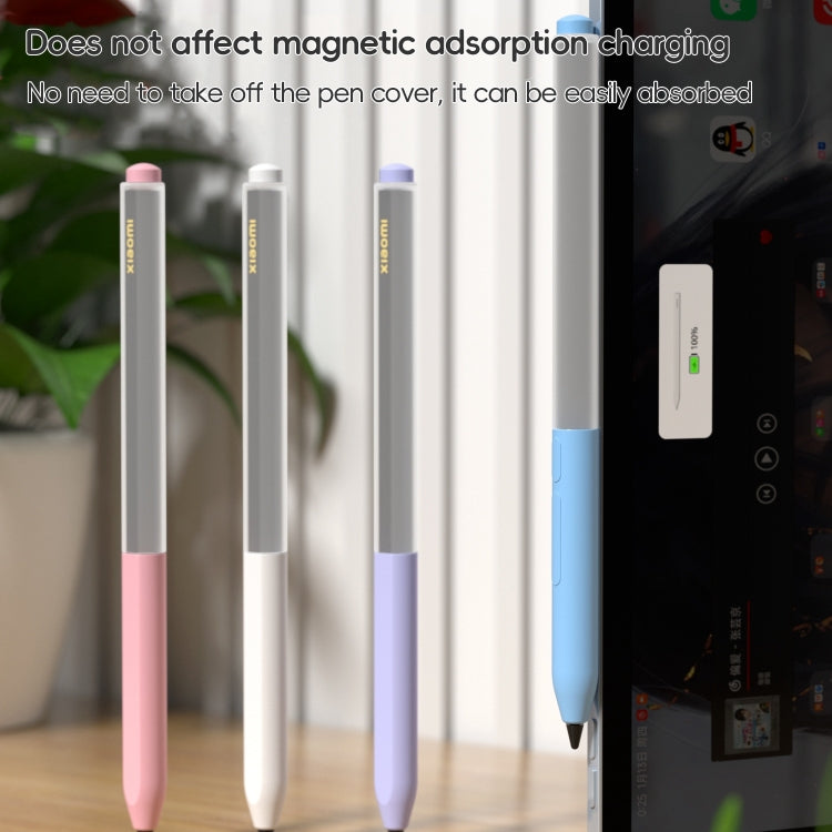 For Xiaomi Focus Pen III Stylus Pen Jelly Style Translucent Silicone Protective Case(Lavender) - Pencil Accessories by buy2fix | Online Shopping UK | buy2fix