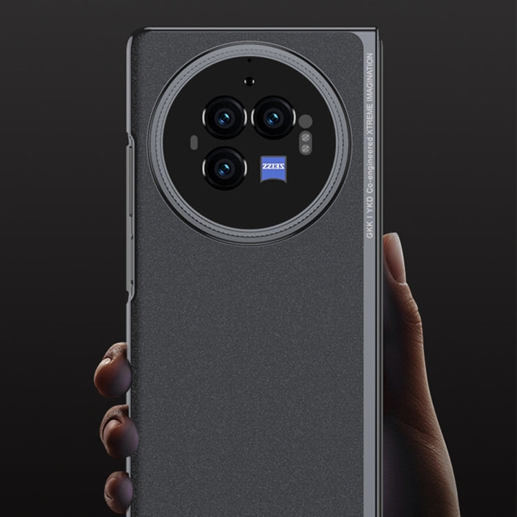 For vivo X Fold3 GKK Integrated Unbounded Frosted AG All-inclusive Shockproof Phone Case(Black) - vivo Cases by GKK | Online Shopping UK | buy2fix