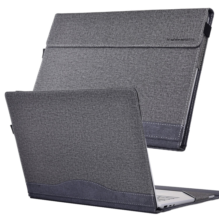 For Lenovo ThinkPad X1 Carbon Gen 10 Cloth Texture Laptop Leather Protective Case(Space Ash) - Other by buy2fix | Online Shopping UK | buy2fix