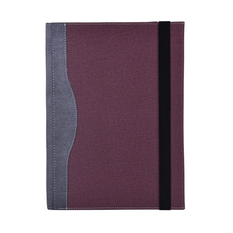 For Lenovo ThinkPad X1 Carbon Gen 9 Cloth Texture Laptop Leather Protective Case(Wine Red) - Other by buy2fix | Online Shopping UK | buy2fix