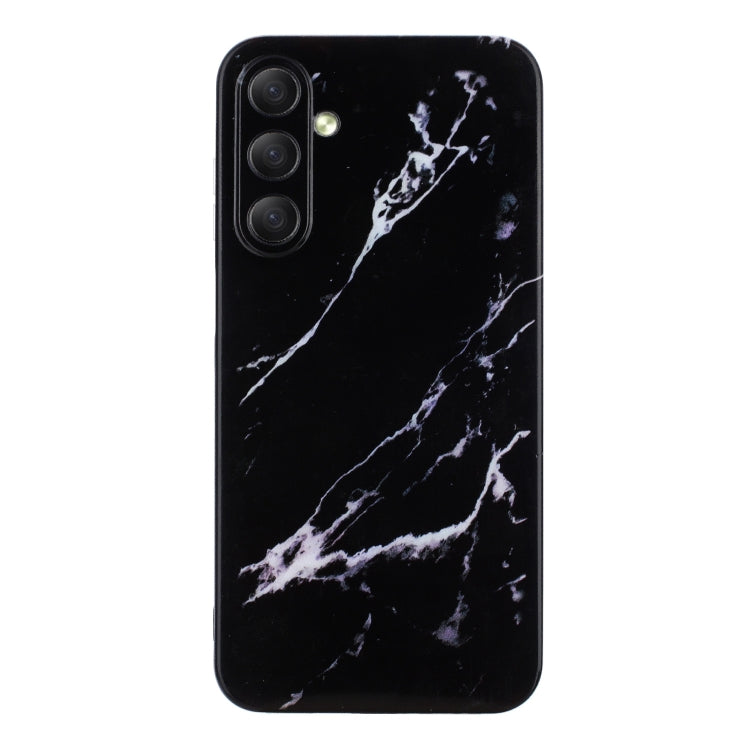 For Samsung Galaxy S24+ 5G IMD Marble Pattern TPU Phone Case(Black) - Galaxy S24+ 5G Cases by buy2fix | Online Shopping UK | buy2fix