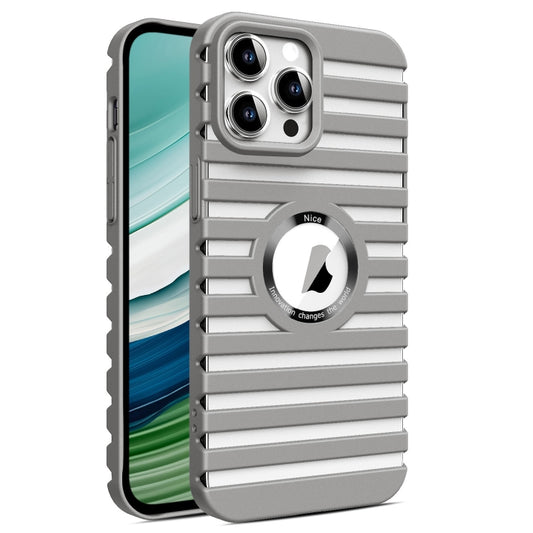 For iPhone 11 Pro Max Hollow Heat Dissipation MagSafe Magnetic PC Phone Case(Grey) - iPhone 11 Pro Max Cases by buy2fix | Online Shopping UK | buy2fix