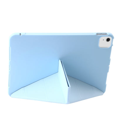 For iPad Air 13 2024 TPU Deformation Flip Leather Tablet Case with Holder(Sky Blue) - iPad Air 13 2024 Cases by buy2fix | Online Shopping UK | buy2fix