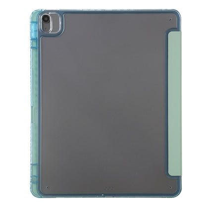 For iPad Air 11 2024 Clear Acrylic Deformation Leather Tablet Case(Green) - iPad Air 11 2024 Cases by buy2fix | Online Shopping UK | buy2fix