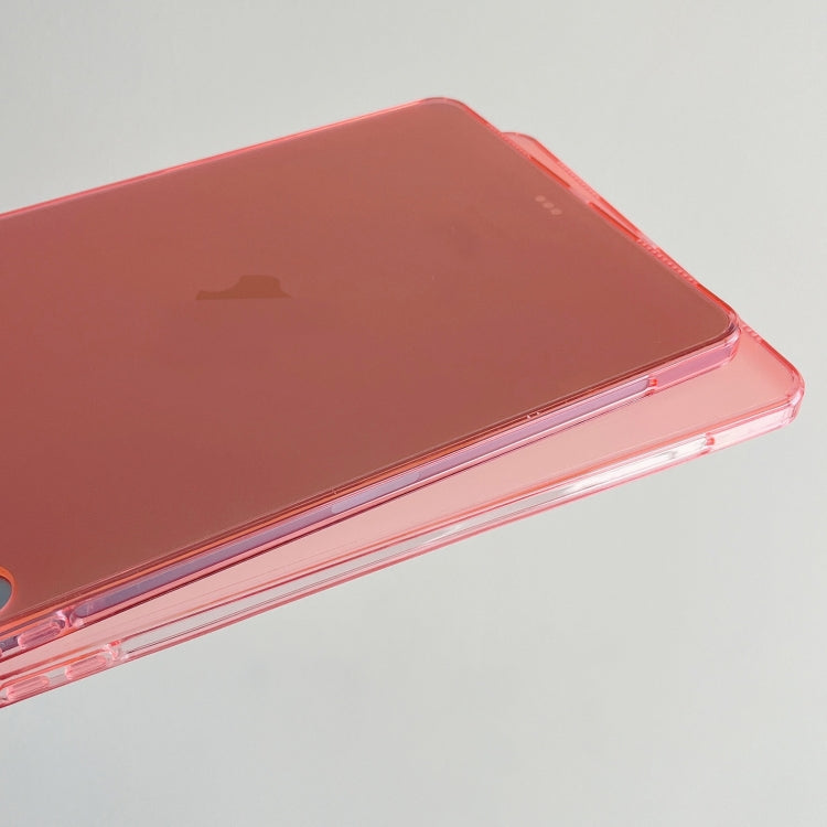 For iPad Air 11 2024 / Air 2022 10.9 Skin-feeling Crystal Clear Acrylic Tablet Case(Pink) - iPad Air 11 2024 Cases by buy2fix | Online Shopping UK | buy2fix