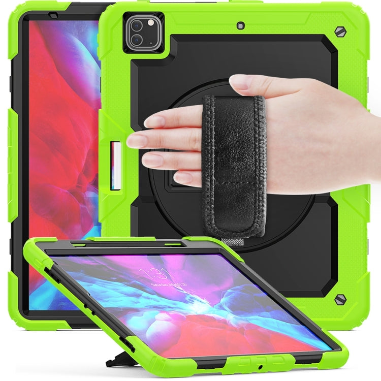 For iPad Pro 13 2024 Silicone + PC Tablet Protective Case(Black+Yellow Green) - iPad Pro 13 2024 Cases by buy2fix | Online Shopping UK | buy2fix