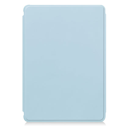 For iPad Pro 13 2024 Transparent Rotation Smart Leather Tablet Case with Keyboard(Sky Blue) - iPad Pro 13 2024 Cases by buy2fix | Online Shopping UK | buy2fix