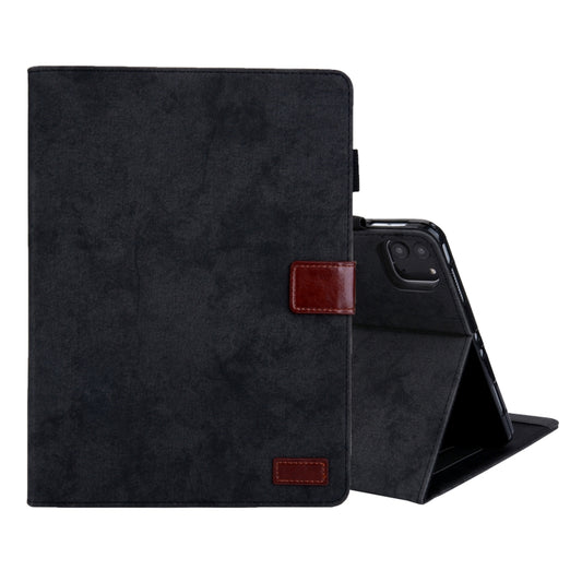 For iPad Pro 11 2024 Cloth Texture Leather Tablet Case(Black) - iPad Pro 11 2024 Cases by buy2fix | Online Shopping UK | buy2fix