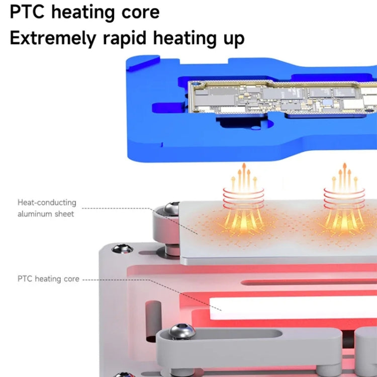 Mechanic Heat Air Intelligent Motherboard Layered Desoldering Station For iPhone X-15 Series, EU Plug - Separation Equipment by MECHANIC | Online Shopping UK | buy2fix